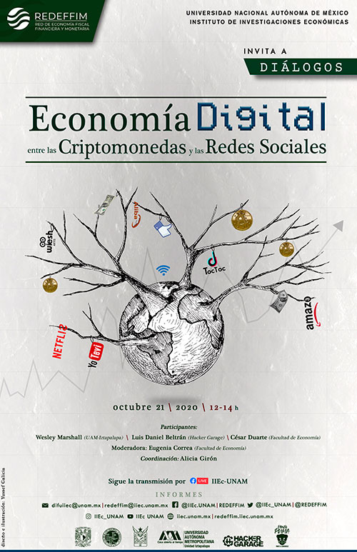 Economía digital entre las criptomonedas y las redes sociales