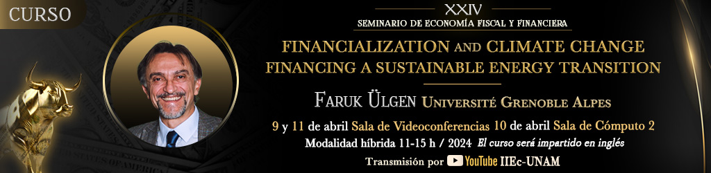 Curso: Financialization and Climate Change Financing a Sustainable Energy Transition